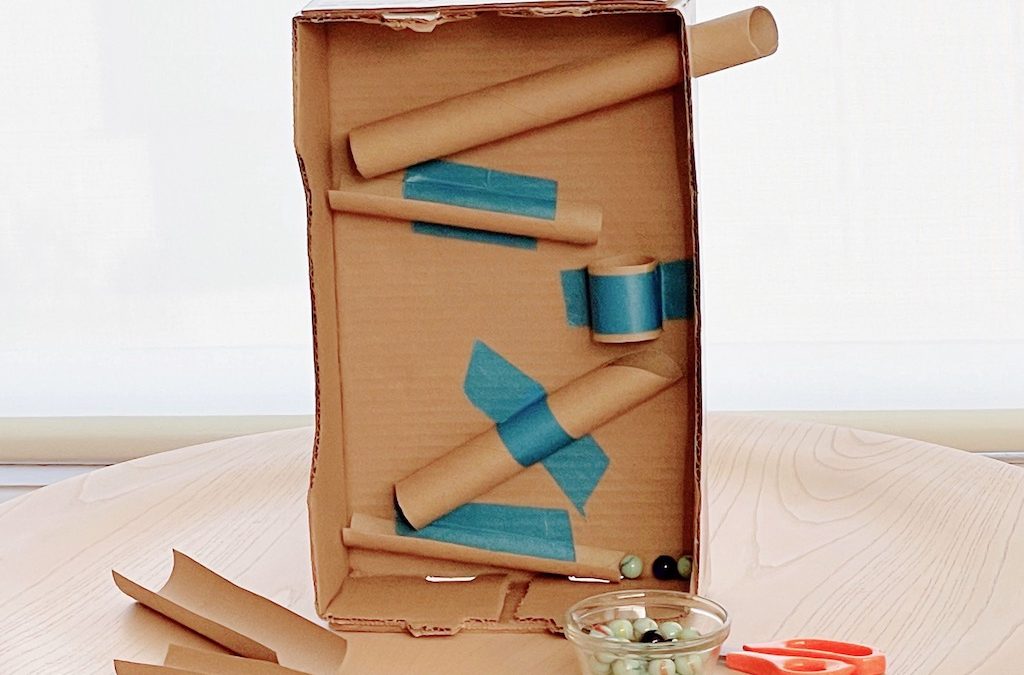DIY Cardboard Marble Run