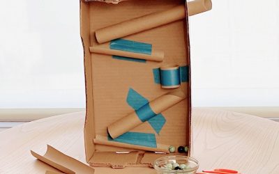 DIY Cardboard Marble Run